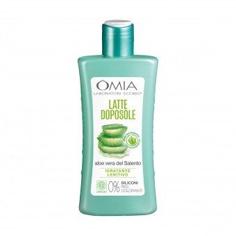 OMIA ECOBIO SOLARE LATTE DOPOSOLE ALOE VERA DEL SALENTO IDRATANTE LENITIVO 200 ML, SOLARI, S135638, 49524