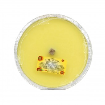 CITRONELLA INSETTICIDA RICARICA VASO ALLUMINIO ARGENTO DIAMETRO 16,5 CM, INSETTICIDI VOLANTI, S090630, 52445