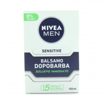 NIVEA FOR MEN AFTER SHAVE BALSAMO SENSITIVE 100 ML. DOPOBARBA, DOPOBARBA, S021287, 54958