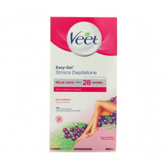 VEET 16 STRISCE DEPILATORIE CORPO PELLI NORMALI , STRISCE DEPILATORIE, S010435, 55932