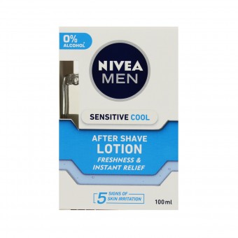 NIVEA FOR MEN AFTER SHAVE LOZIONE SENSITIVE 100 ML. DOPOBARBA, DOPOBARBA, S006978, 59873
