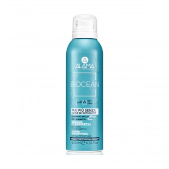 ALAMA BIOCEAN SHAMPOO SECCO MOUSSE VOLUME e LEGGEREZZA PER TUTTI I TIPI DI CAPELLI 200 ML, SHAMPOO, S153968, 68630
