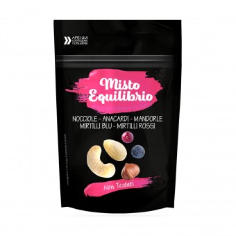 MISTO EQUILIBRIO FRUTTA NON TOSTATA BUSTA 100 grammi, FRUTTA SECCA CONFEZIONATA, S157758, 69944
