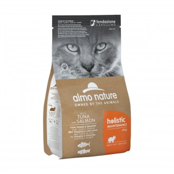 ALMO NATURE HOLISTIC MAINTENANCE GATTO - CROCCHETTE TONNO e SALMONE SACCHETTO 400 grammi , NUTRIZIONE, S157420, 69999
