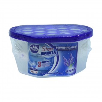 AIR FRESH STOP UMIDITA' DEUMIDIFICATORE PER AMBIENTI PROFUMO LAVANDA, ASSORBIUMIDITA', S157358, 70040