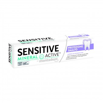 MENTADENT DENTIFRICIO SENSITIVE MINERAL ACTIVE PROTEZIONE SMALTO 75 ML, DENTIFRICI, S157332, 70047