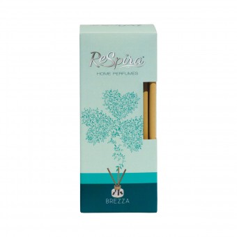 RESPIRA HOME PERFUMES DIFFUSORE CON BASTONCINI PROFUMO BREZZA DURATA 30gg 60 ML, DEODORANTI AZIONE CONTINUA, S156979, 70168