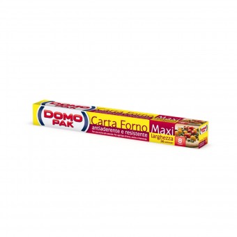 DOMOPAK CARTA FORNO MAXI LARGHEZZA - H 36 CM - 8 METRI, AVVOLGENTI ALIMENTARI, S006333, 7019