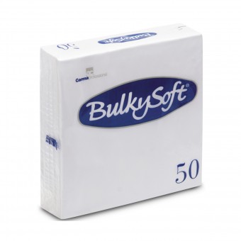 BULKYSOFT TOVAGLIOLI CARMA 33x33 2 VELI 50 PEZZI, TOVAGLIOLI CARTA, S156589, 70319