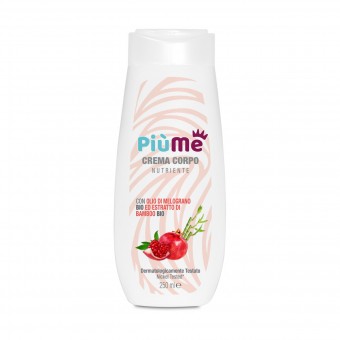 PIUME CREMA CORPO NUTRIENTE CON OLIO DI MELOGRANO BIO ED ESTRATTO DI BAMBOO BIO 250 ML, TRATTAMENTO CORPO, S156576, 70328
