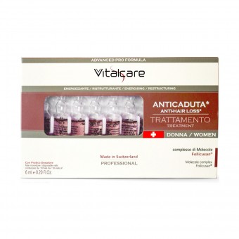 VITALCARE ANTICADUTA 10 FIALE 6 ML TRATTAMENTO DONNA, LOZIONI TRATTANTI, S156527, 70344