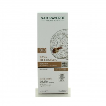 NATURAVERDE BIO BAVA DI LUMACA SIERO VISO RIGENERANTE INTENSIVO 60 ML, CURA VISO DONNA, S156507, 70370