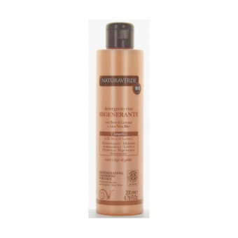 NATURAVERDE BIO BAVA DI LUMACA DETERGENTE VISO RIGENERANTE 200 ML, PULIZIA VISO DONNA, S156451, 70371