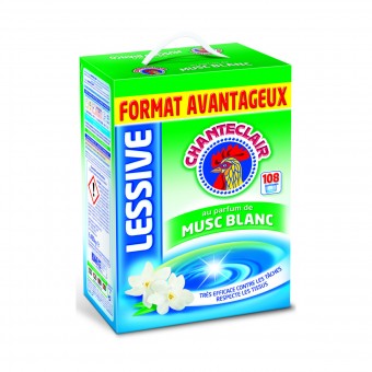 CHANTECLAIR LAVATRICE DETERSIVO IN POLVERE MUSCHIO BIANCO 108 LAVAGGI KG 6,480, BUCATO LAVATRICE, S156417, 70393