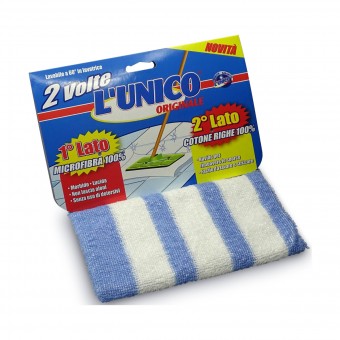 L'UNICO ORIGINALE 2 VOLTE - PANNO PAVIMENTI MICROFIBRA E COTONE , SCOPE / PANNI E ACCESSORI PAVIMENTI, S155810, 70517