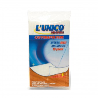 L'UNICO ORIGINALE CATTURAPOLVERE 10 PANNI CM 60x35, SCOPE / PANNI E ACCESSORI PAVIMENTI, S155802, 70526