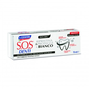 Dr.CICCARELLI S.O.S DENTI RIPRISTINA & PROTEGGE IL BIANCO 75 ML , DENTIFRICI, S155709, 70584