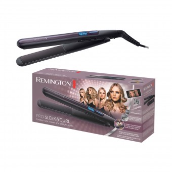 REMINGTON PRO SLEEK&CURL PIASTRA PER LISCIARE ED ARRICCIARE I CAPELLI , PICCOLI ELETTRODOMESTICI PER LA PERSONA, S155359, 70655