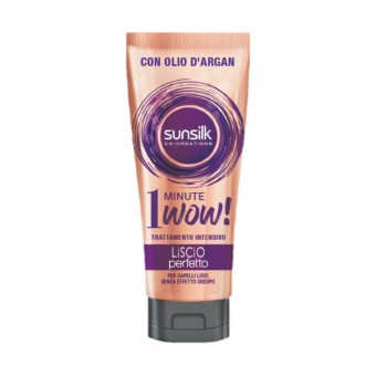 SUNSILK TRATTAMENTO INTENSIVO 1 MINUTO LISCIO PERFETTO CON OLIO DI ARGAN 180 ML, DOPO SHAMPOO, S155342, 70670