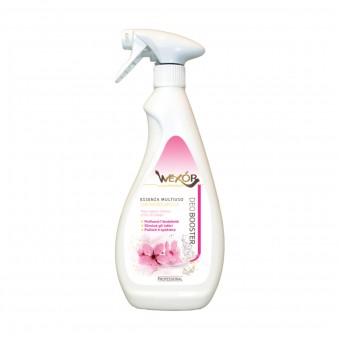 WEXOR DEO BOOSTER ESSENZA MULTIUSO CON MICROCAPSULE ROSA INGLESE, GERANIO E FIORI DI CILIEGIO TRIGGER 750 ML , TRATTAMENTO BUCATO, S155010, 70707