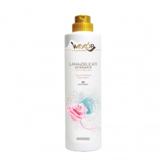 WEXOR LANA & DELICATI DETERGENTE CON LANOLINA CURA E PROTEZIONE CAPI PREZIOSI 30 TRATTAMENTI 750 ML, BUCATO LANA DELICATI CAPI NERI SPECIFICI, S155006, 70711