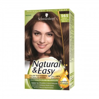 NATURAL & EASY COLOR 565 CASTANO CHIARO DORATO NATURALE, COLORANTI, S154882, 70740