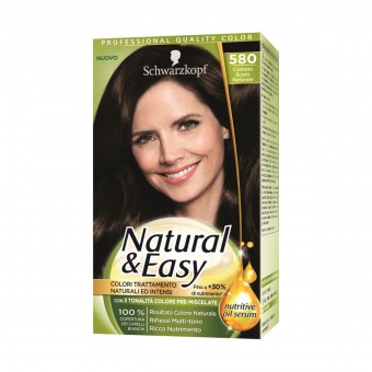 NATURAL & EASY COLOR 580 CASTANO SCURO NATURALE, COLORANTI, S154880, 70742