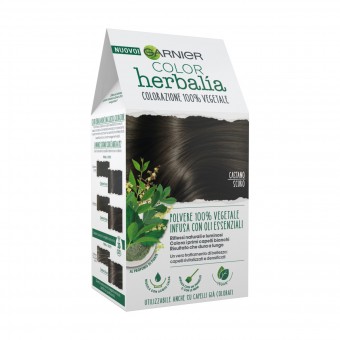 HERBALIA COLOR COLORAZIONE POLVERE 100% VEGETALE CASTANO SCURO, COLORANTI, S154870, 70752