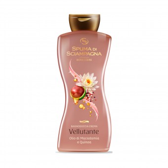 SPUMA DI SCIAMPAGNA BAGNODOCCIA CREMA VELLUTANTE OLIO DI MACADAMIA e QUINOA 650 ML , BAGNO/DOCCIA SCHIUMA, S154849, 70766