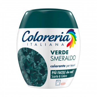 COLORERIA ITALIANA VERDE SMERALDO COLORANTE PER TESSUTI, COLORANTI/DECOLORANTI PER TESSUTI, S154486, 70886