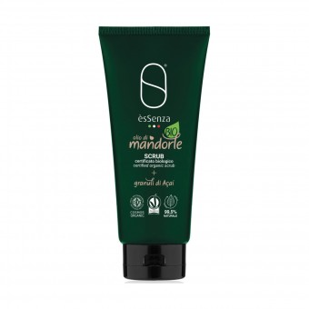 ESSENZA BIO SCRUB CORPO OLIO MANDORLE + GRANULI DI ACAI TUBO 75 ML, TRATTAMENTO CORPO, S154319, 70934