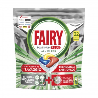 FAIRY TUTTOin1 PLATINUM PLUS LIMONE 22 CAPS LAVASTOVIGLIE, LAVASTOVIGLIE, S154318, 70935