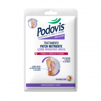 PODOVIS PATCH TRATTAMENTO NUTRIENTE PIEDI/GAMBE AZIONE RIPARATRICE MIRATA CON MANGO E KIWI, TRATTAMENTO PIEDI, S154200, 71005