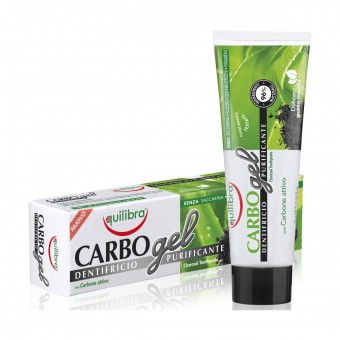 EQUILIBRA CARBO GEL DENTIFRICIO PURIFICANTE CON CARBONE ATTIVO 75 ML, DENTIFRICI, S154171, 71025