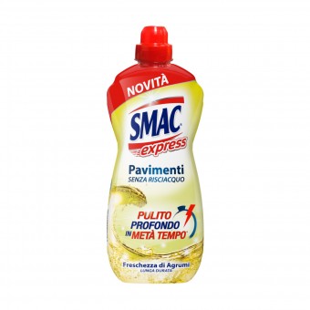 SMAC PAVIMENTI EXPRESS FRESCHEZZA DI AGRUMI SENZA RISCIACQUO 1000 ML, PAVIMENTI, S153904, 71116