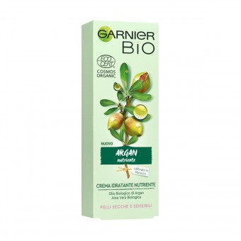 GARNIER BIO CREMA ARGAN NUTRIENTE PELLI SECCHE - SENSIBILI 50 ML, CURA VISO DONNA, S154139, 71140
