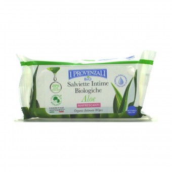 I PROVENZALI ALOE BIO 12 SALVIETTE INTIME BIOLOGICHE RINFRESCANTI , IGIENE INTIMA, S153844, 71185