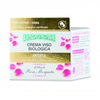 I PROVENZALI ROSA MOSQUETA BIOLOGICA CREMA VISO ANTIETÀ 50 ML, CURA VISO DONNA, S153832, 71201