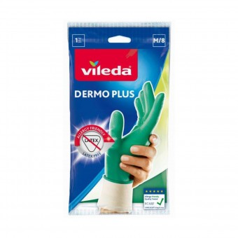 VILEDA GUANTI DERMO PLUS LATEX FREE TAGLIA M/8, GUANTI, S153761, 71227