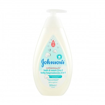 JOHNSON'S COTTONTOUCH NEONATO BAGNODOCCIA 2in1 500 ML, IGIENE PRIMA INFANZIA, S153590, 71274
