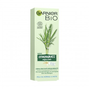 GARNIER BIO CREMA VISO IDRATANTE RIEQUILIBRANTE LEMONGRASS PELLI DA NORMALI A MISTE 50 ML, CURA VISO DONNA, S153135, 71355