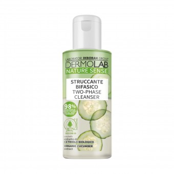 DERMOLAB NATURE SENSE STRUCCANTE BIFASICO CON ESTRATTO DI CETRIOLO BIOLOGICO FLACONE 150 ML , PULIZIA VISO DONNA, S152209, 71550