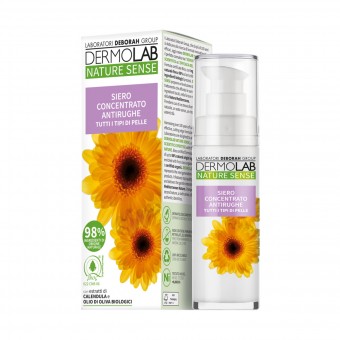 DERMOLAB NATURE SENSE SIERO CONCENTRATO ANTIRUGHE TUTTI I TIPI DI PELLE FLACONE VETRO 30 ML, CURA VISO DONNA, S152206, 71553
