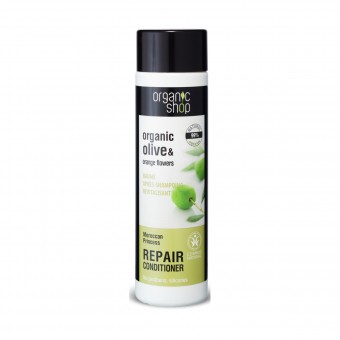 ORGANIC SHOP BALSAMO RISTRUTTURANTE OLIVE & ORANGE FLOWERS 280 ML, DOPO SHAMPOO, S151924, 71717