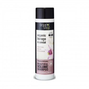 ORGANIC SHOP SHAMPOO VOLUMIZZANTE BORAGO & SANDAL 280 ML, SHAMPOO, S151897, 71719
