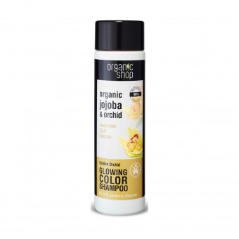 ORGANIC SHOP SHAMPOO COLORE BRILLANTE JOJOBA & ORCHID 280 ML, SHAMPOO, S151895, 71721