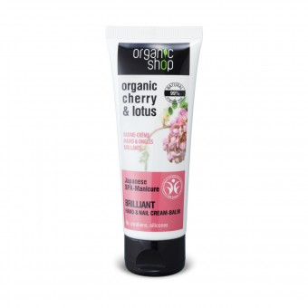 ORGANIC SHOP BALSAMO MANIeUNGHIE ILLUMINANTE CHERRY & LOTUS 75 ML, CREME E GEL MANI, S151888, 71728