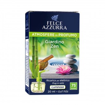 FELCE AZZURRA RICARICA AL PROFUMO GIARDINO ZEN 20 ML (PER DIFFUSORE ELETTRICO), DEODORANTE AZIONE ISTANTANEA, S151753, 71793