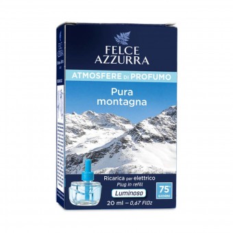 FELCE AZZURRA RICARICA AL PROFUMO PURA MONTAGNA 20 ML (PER DIFFUSORE ELETTRICO), DEODORANTE AZIONE ISTANTANEA, S128574, 71794