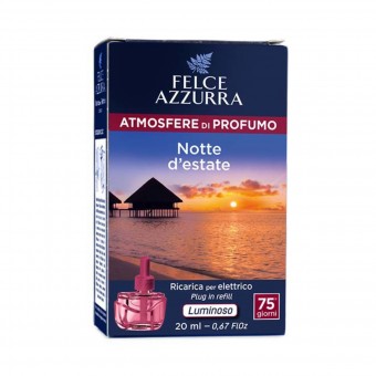 FELCE AZZURRA RICARICA AL PROFUMO NOTTE D'ESTATE 20 ML (PER DIFFUSORE ELETTRICO), DEODORANTE AZIONE ISTANTANEA, S111386, 71795